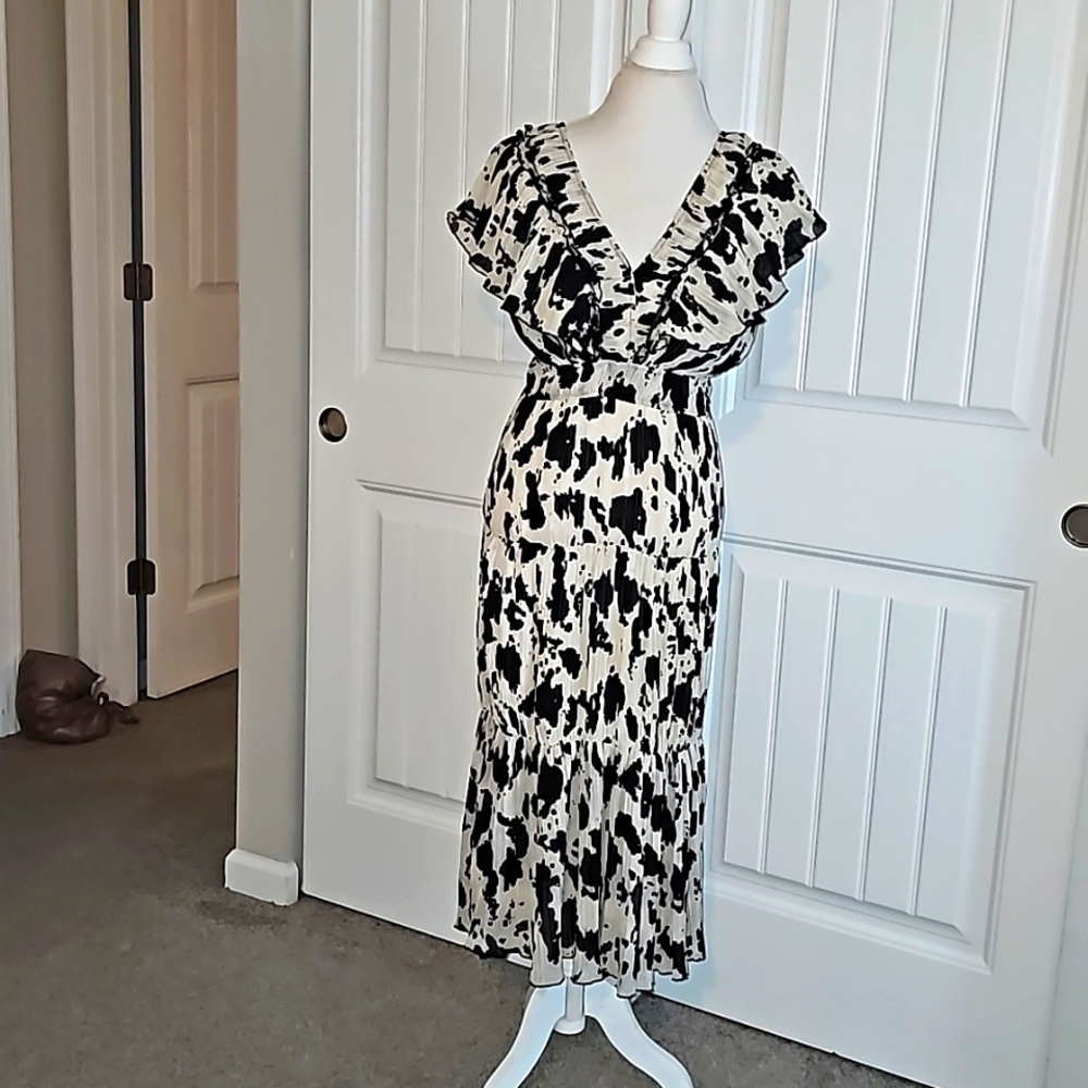 Cow Print Dress Size M